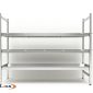 Stainless-steel Mortuary Rack 3 levels